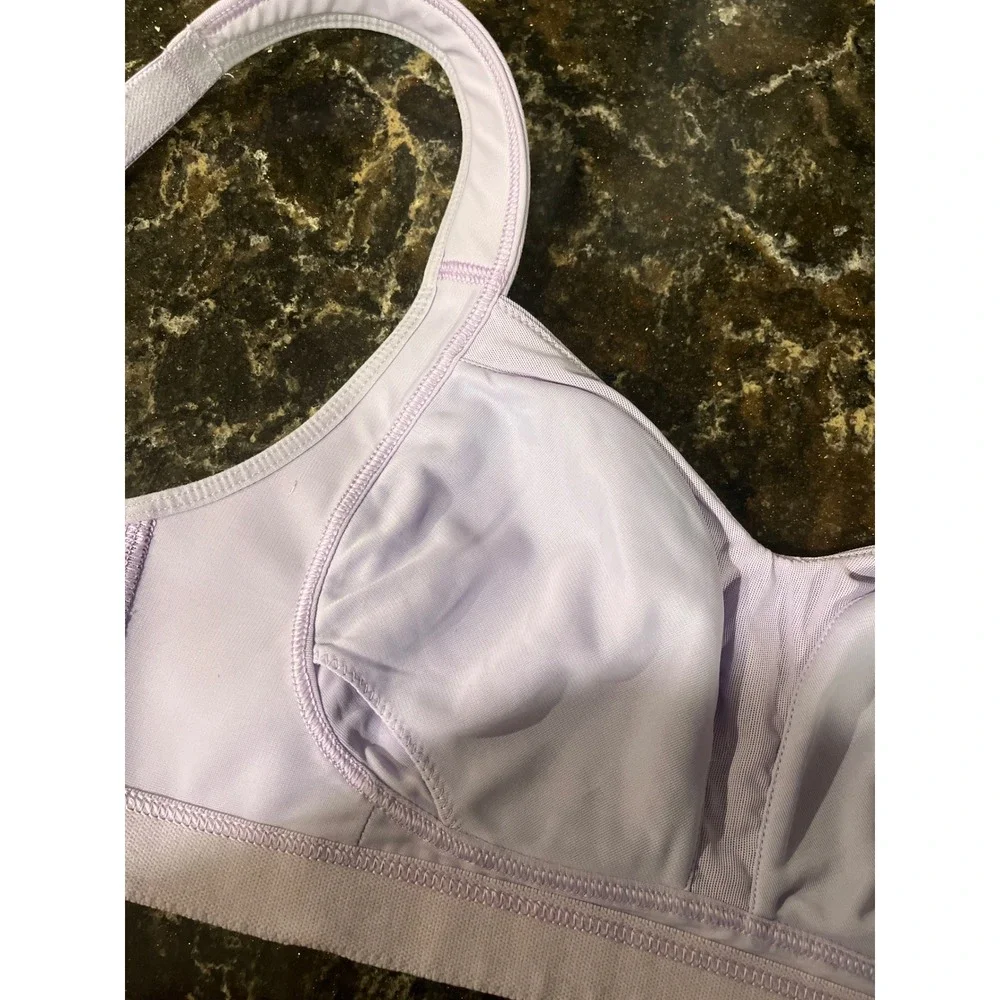 Lululemon‎ Run Times Bra Light Purple High Impact Sports Bra Lavender 36C